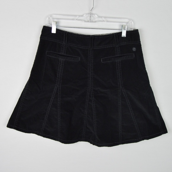 Athleta Petites 10P Black Whenever Corduroy Skirt - Picture 5 of 8
